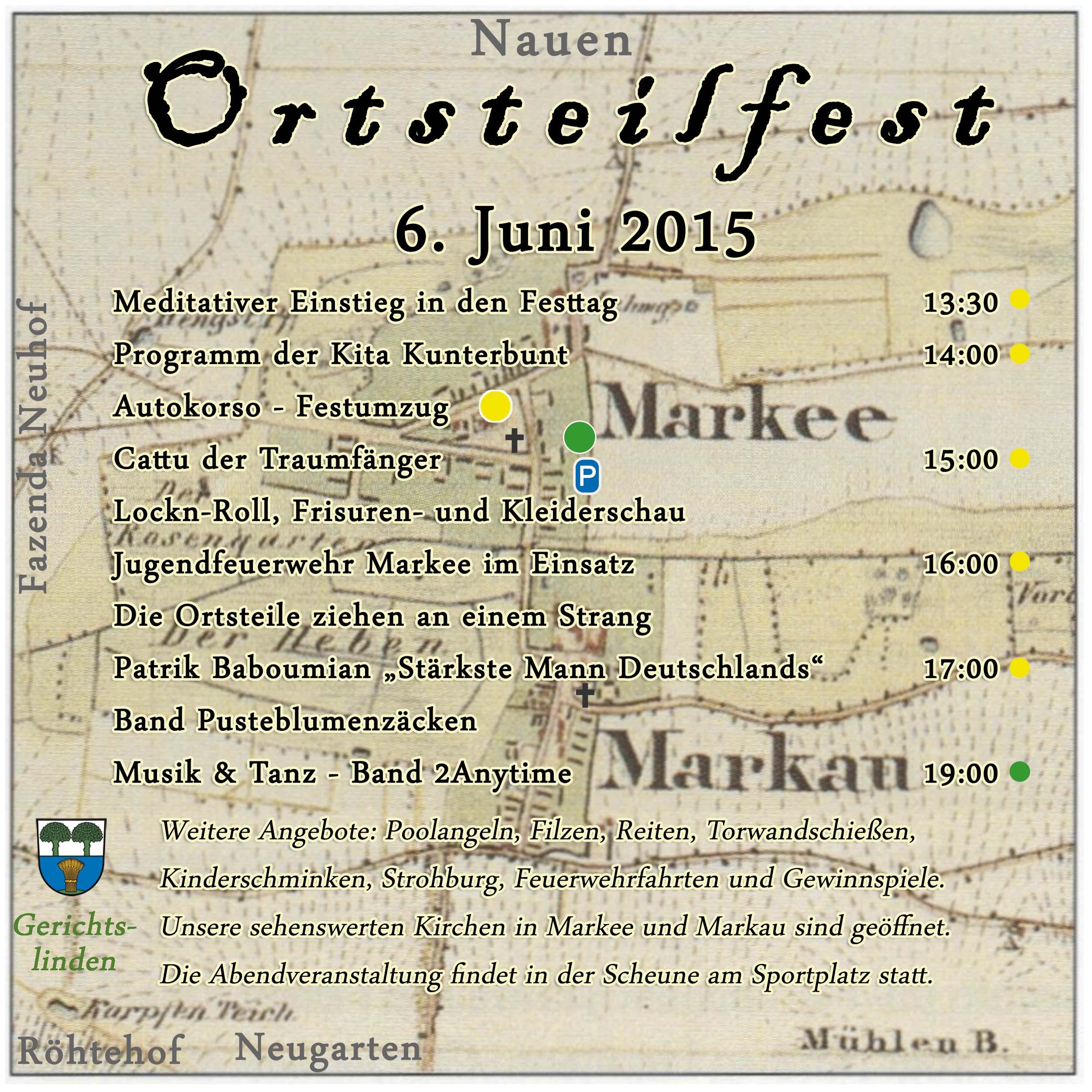 Ortsteilfest 2015   Programm
